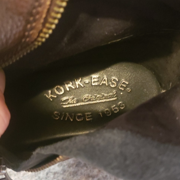Kork-ease Olson chunky heel leather boots sz. 6.5 - Picture 8 of 8